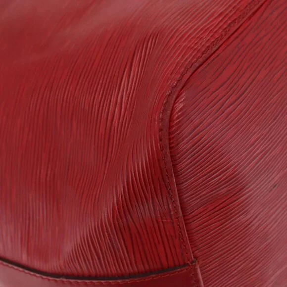 Authentic LOUIS VUITTON Epi Petit Noe Shoulder Bag Red M44107 LV - Picture 6 of 16